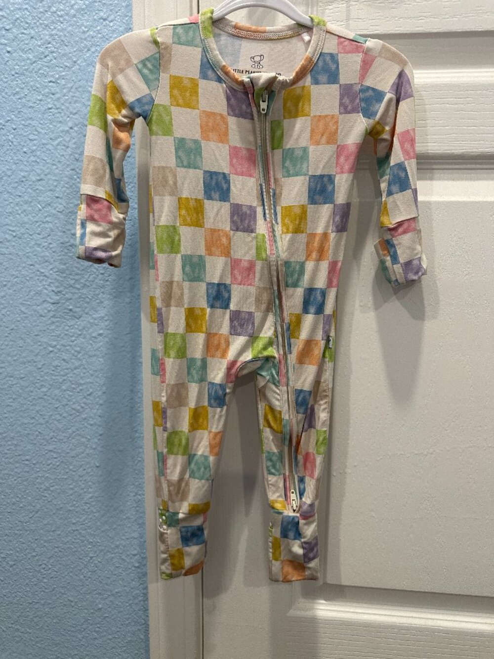 Little Peanut Pastel Checks Convertible Zippy